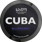 Blueberry Nicotine Pouches by Cuba Black 43mg | Pack of 25 - Click & Vape
